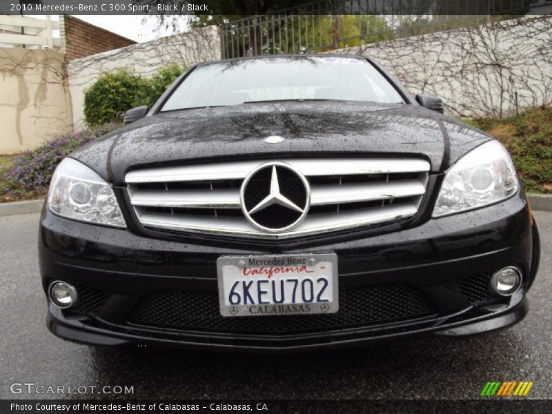 Black / Black 2010 Mercedes-Benz C 300 Sport