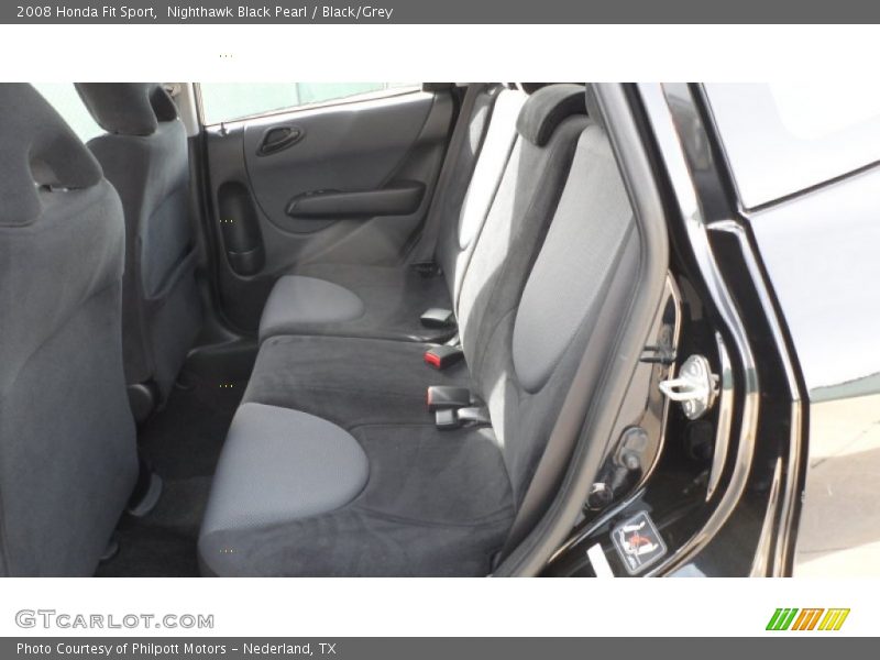 Nighthawk Black Pearl / Black/Grey 2008 Honda Fit Sport