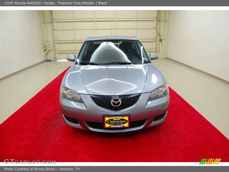 Titanium Gray Metallic / Black 2005 Mazda MAZDA3 i Sedan