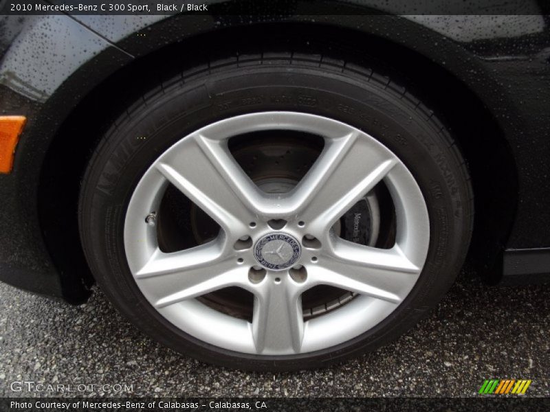 Black / Black 2010 Mercedes-Benz C 300 Sport