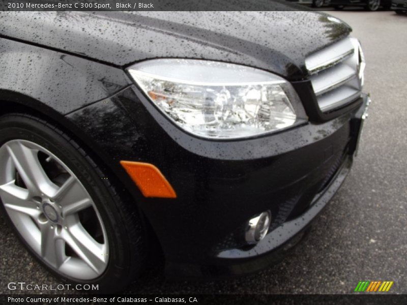 Black / Black 2010 Mercedes-Benz C 300 Sport