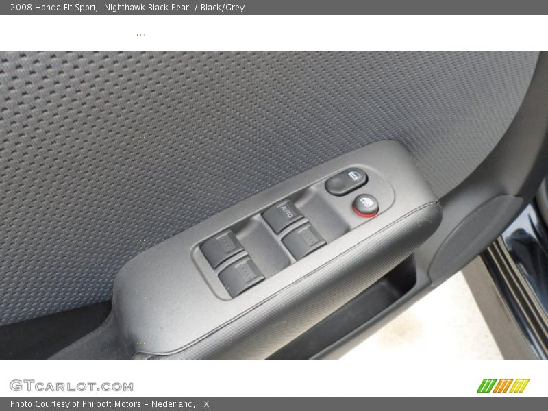 Nighthawk Black Pearl / Black/Grey 2008 Honda Fit Sport