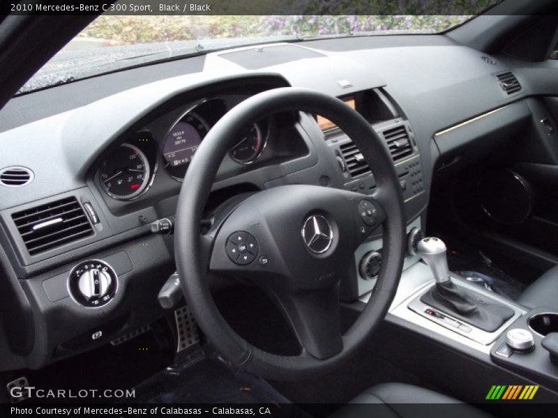 Black / Black 2010 Mercedes-Benz C 300 Sport