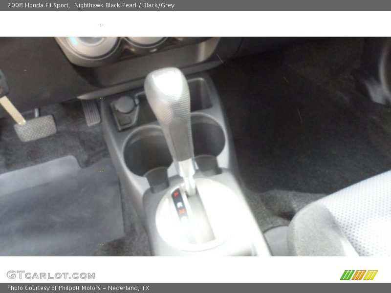 Nighthawk Black Pearl / Black/Grey 2008 Honda Fit Sport