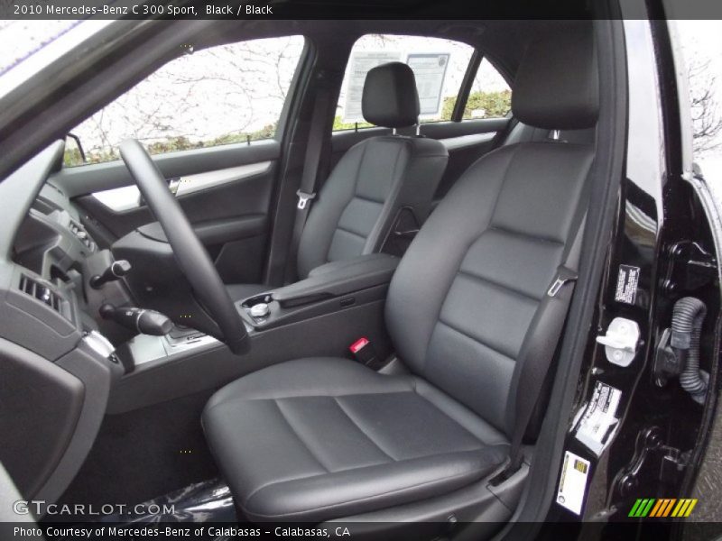 Black / Black 2010 Mercedes-Benz C 300 Sport