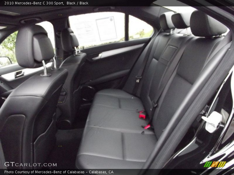 Black / Black 2010 Mercedes-Benz C 300 Sport