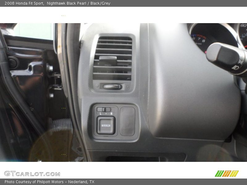 Nighthawk Black Pearl / Black/Grey 2008 Honda Fit Sport