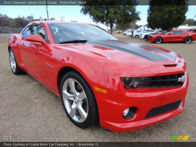 Victory Red / Black 2011 Chevrolet Camaro SS/RS Coupe