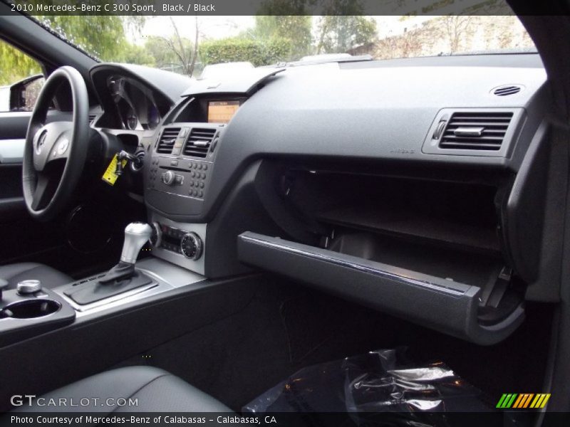 Black / Black 2010 Mercedes-Benz C 300 Sport