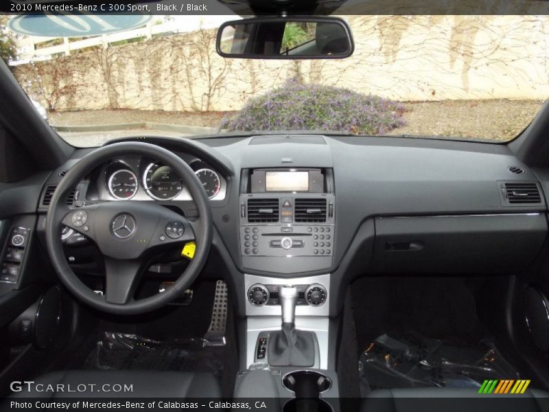 Black / Black 2010 Mercedes-Benz C 300 Sport
