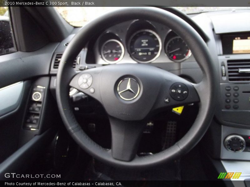 Black / Black 2010 Mercedes-Benz C 300 Sport