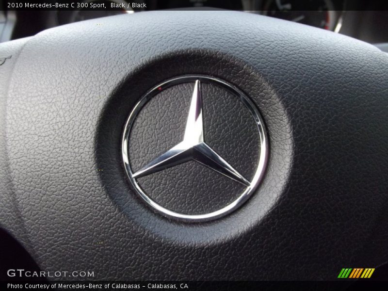 Black / Black 2010 Mercedes-Benz C 300 Sport