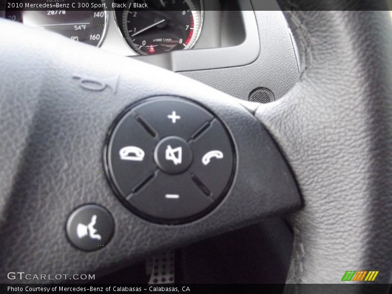 Black / Black 2010 Mercedes-Benz C 300 Sport