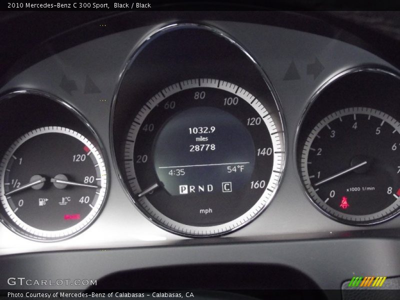 Black / Black 2010 Mercedes-Benz C 300 Sport