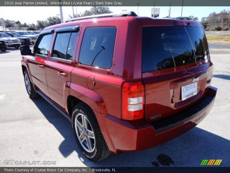 Inferno Red Crystal Pearl / Dark Slate Gray 2010 Jeep Patriot Limited