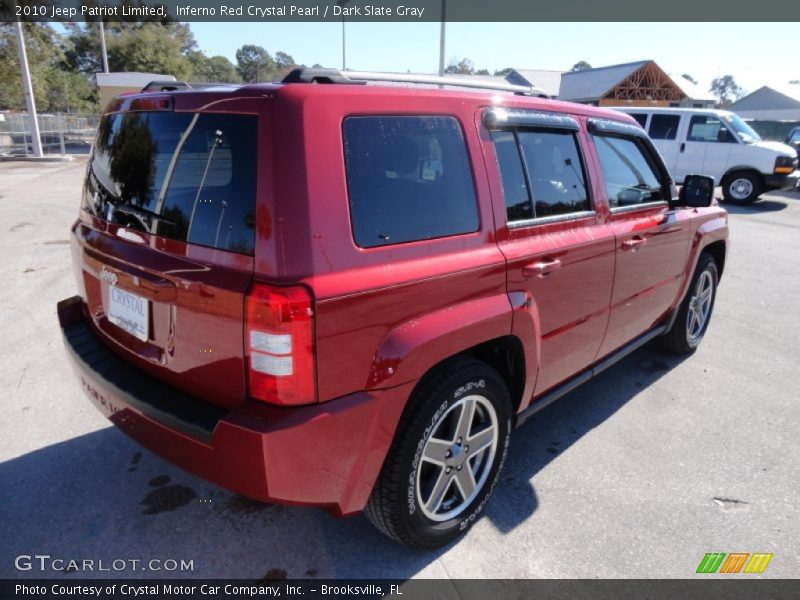 Inferno Red Crystal Pearl / Dark Slate Gray 2010 Jeep Patriot Limited
