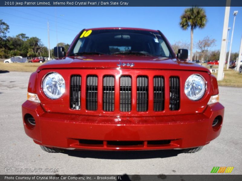 Inferno Red Crystal Pearl / Dark Slate Gray 2010 Jeep Patriot Limited