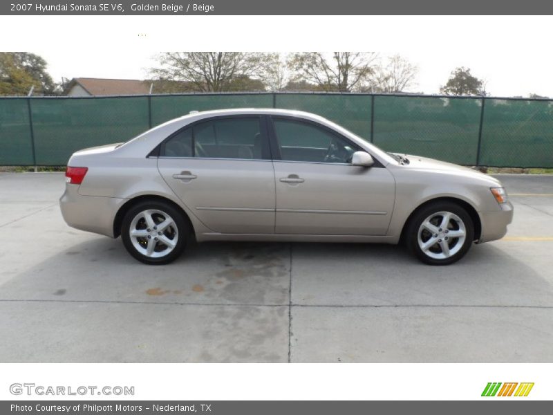 Golden Beige / Beige 2007 Hyundai Sonata SE V6