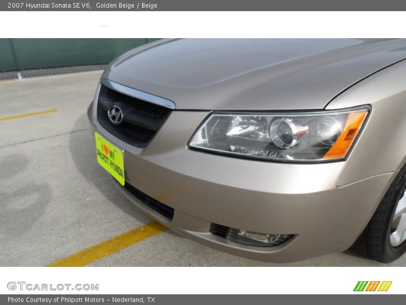 Golden Beige / Beige 2007 Hyundai Sonata SE V6