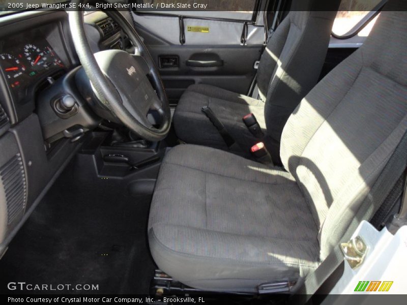 Bright Silver Metallic / Dark Slate Gray 2005 Jeep Wrangler SE 4x4