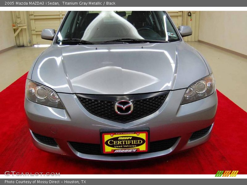 Titanium Gray Metallic / Black 2005 Mazda MAZDA3 i Sedan