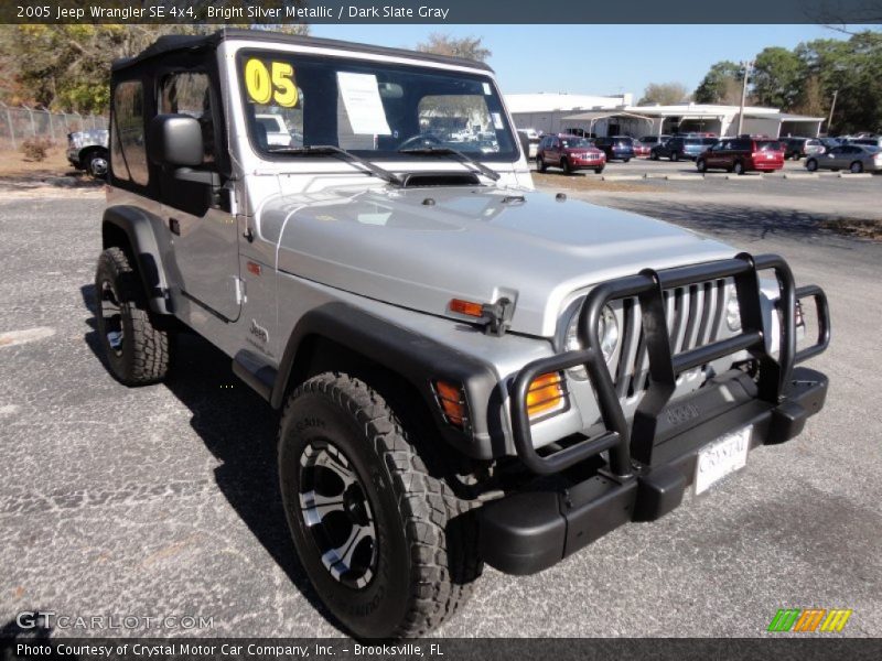 Bright Silver Metallic / Dark Slate Gray 2005 Jeep Wrangler SE 4x4