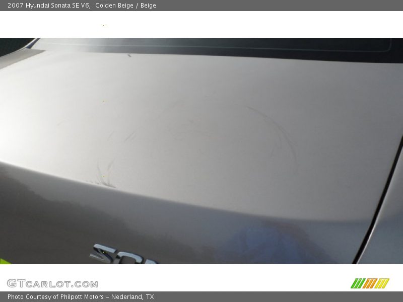 Golden Beige / Beige 2007 Hyundai Sonata SE V6