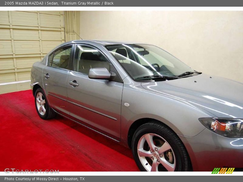 Titanium Gray Metallic / Black 2005 Mazda MAZDA3 i Sedan