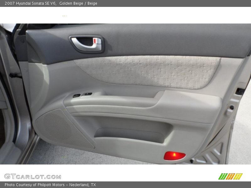 Golden Beige / Beige 2007 Hyundai Sonata SE V6