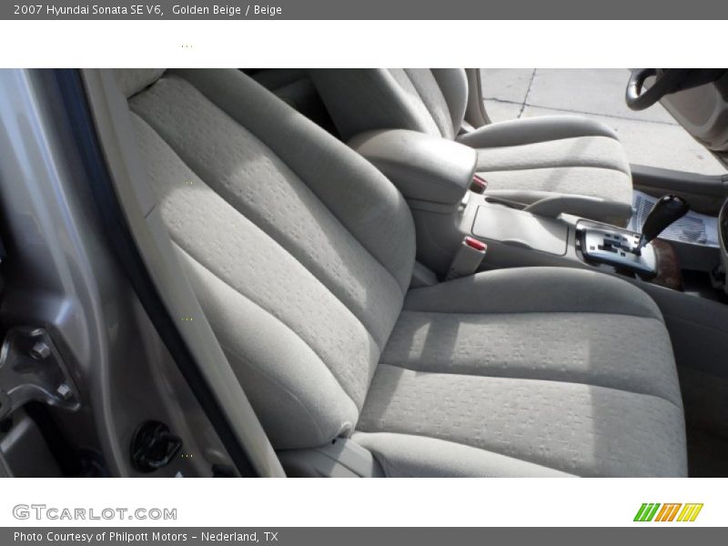 Golden Beige / Beige 2007 Hyundai Sonata SE V6
