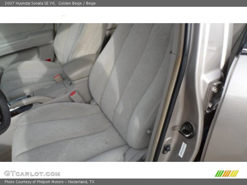Golden Beige / Beige 2007 Hyundai Sonata SE V6