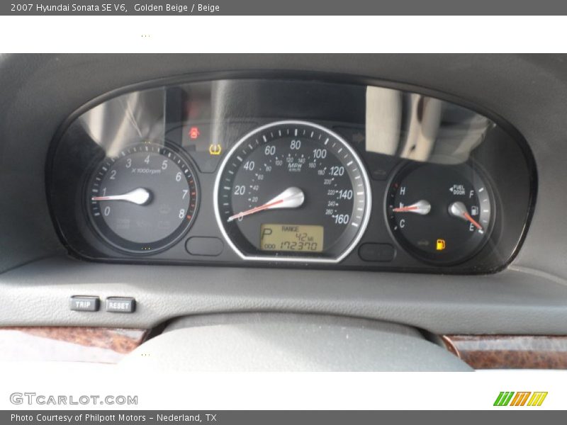 Golden Beige / Beige 2007 Hyundai Sonata SE V6