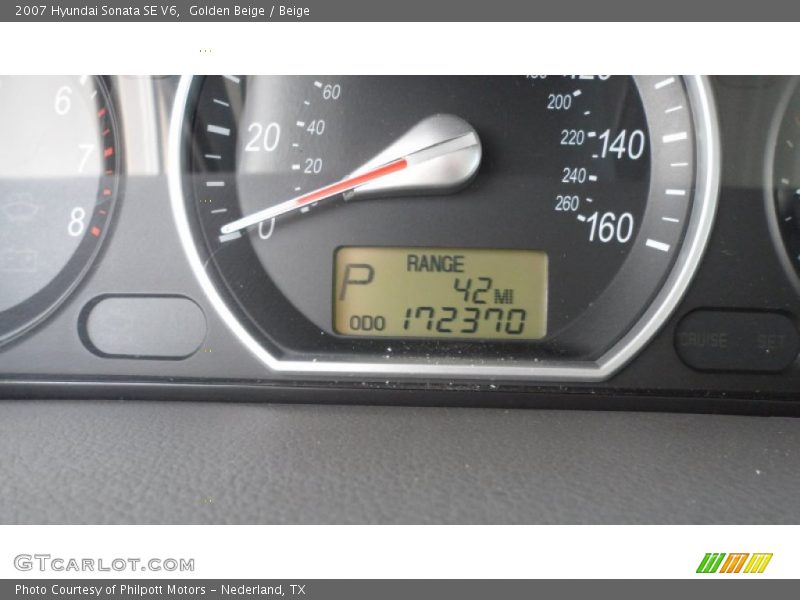 Golden Beige / Beige 2007 Hyundai Sonata SE V6