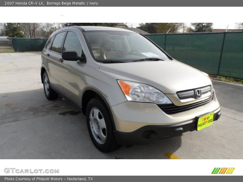 Borrego Beige Metallic / Ivory 2007 Honda CR-V LX