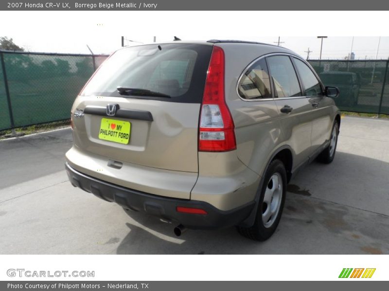 Borrego Beige Metallic / Ivory 2007 Honda CR-V LX