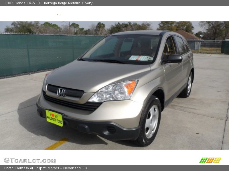 Borrego Beige Metallic / Ivory 2007 Honda CR-V LX