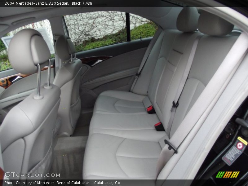 Rear Seat of 2004 E 320 Sedan