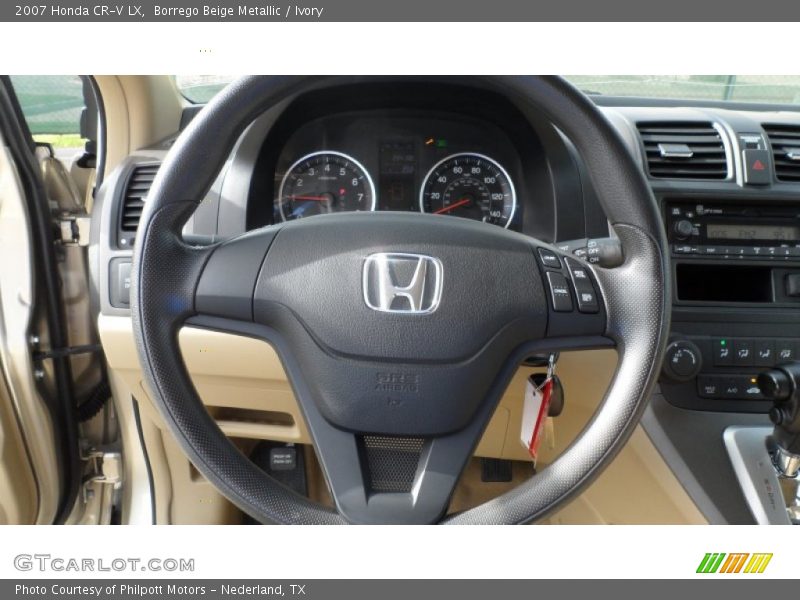 Borrego Beige Metallic / Ivory 2007 Honda CR-V LX