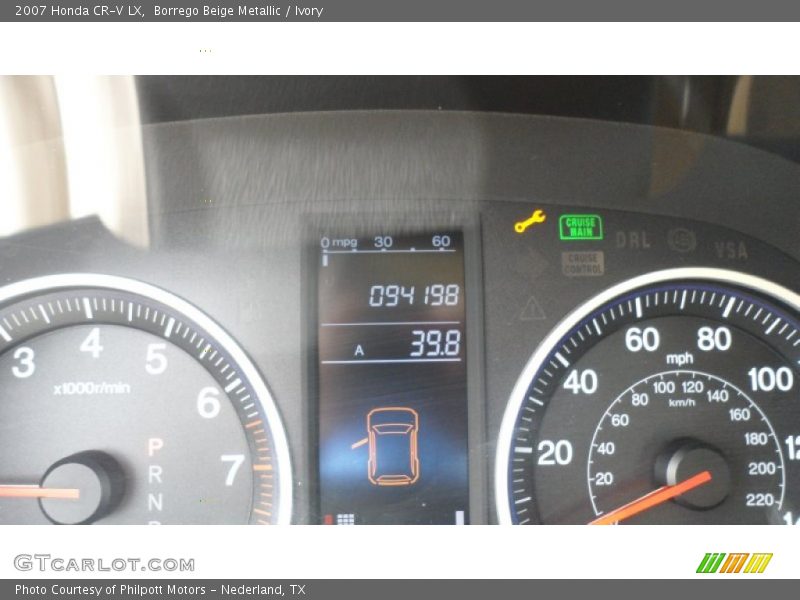 Borrego Beige Metallic / Ivory 2007 Honda CR-V LX