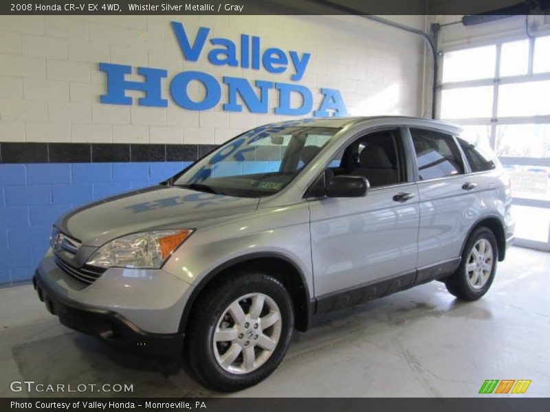 Whistler Silver Metallic / Gray 2008 Honda CR-V EX 4WD