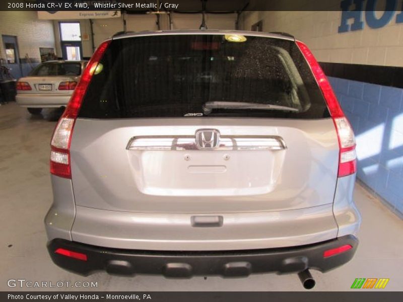 Whistler Silver Metallic / Gray 2008 Honda CR-V EX 4WD