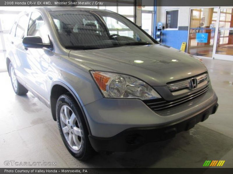 Whistler Silver Metallic / Gray 2008 Honda CR-V EX 4WD