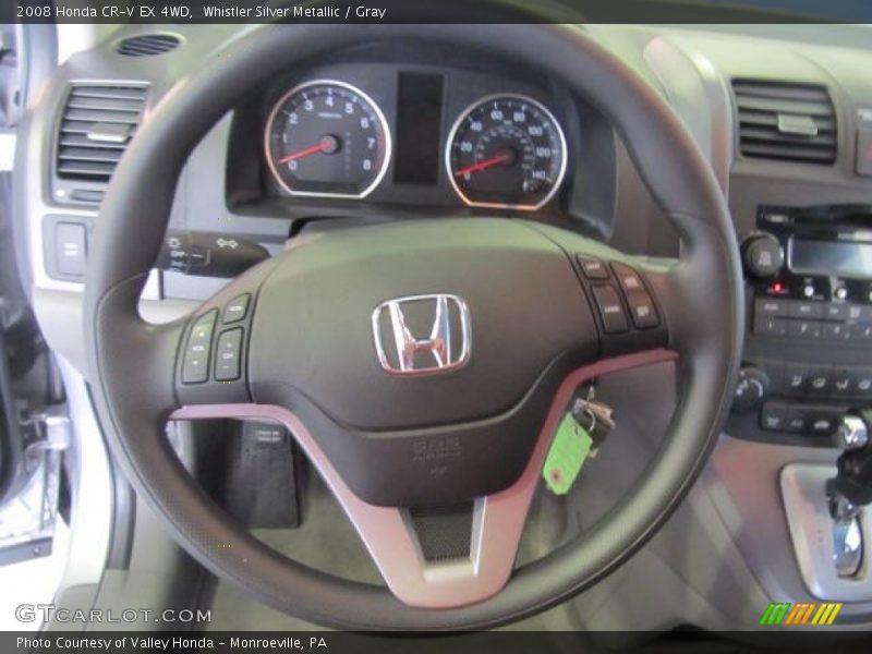 Whistler Silver Metallic / Gray 2008 Honda CR-V EX 4WD