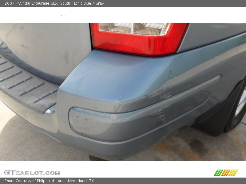 South Pacific Blue / Gray 2007 Hyundai Entourage GLS