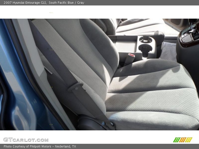 South Pacific Blue / Gray 2007 Hyundai Entourage GLS