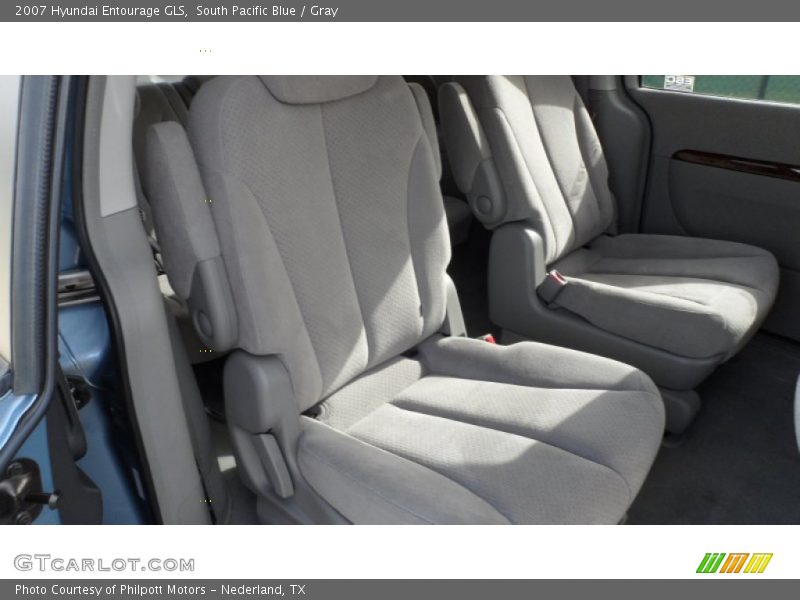 South Pacific Blue / Gray 2007 Hyundai Entourage GLS