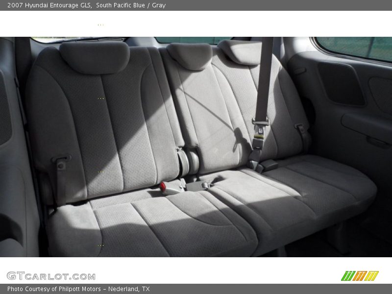 South Pacific Blue / Gray 2007 Hyundai Entourage GLS