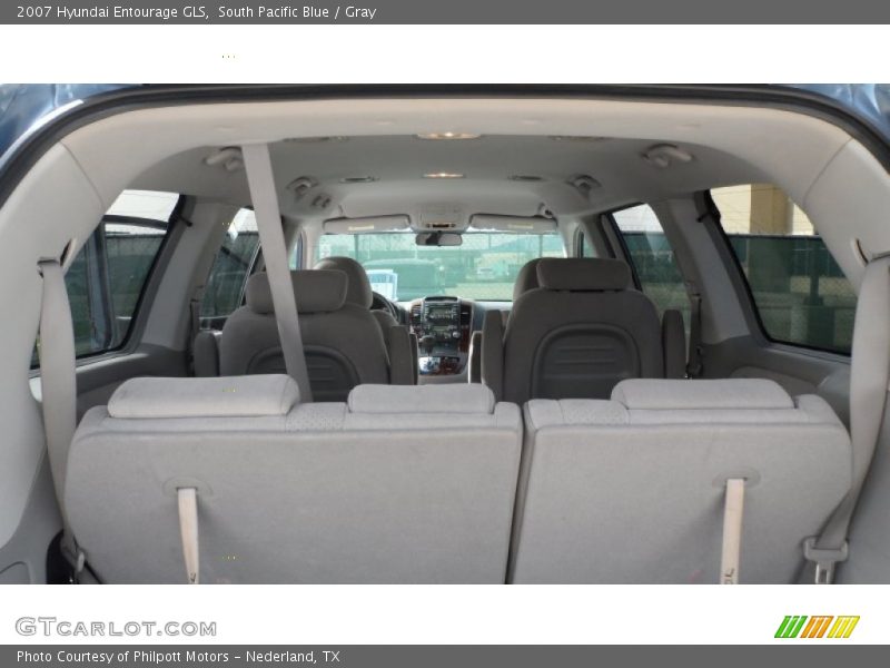South Pacific Blue / Gray 2007 Hyundai Entourage GLS