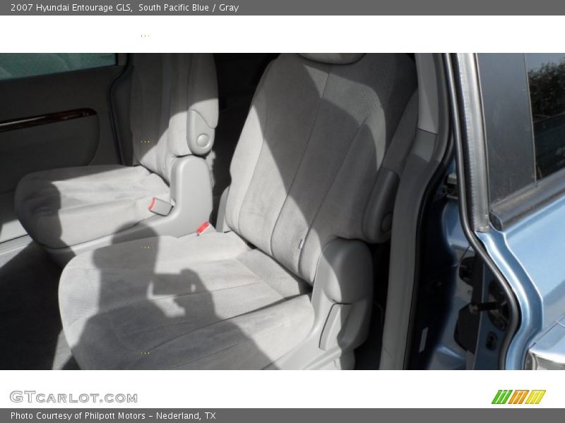 South Pacific Blue / Gray 2007 Hyundai Entourage GLS