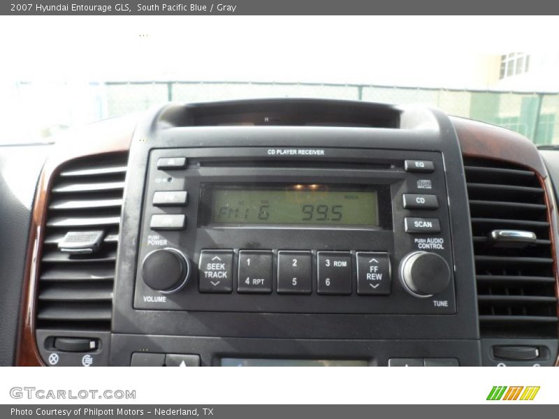 South Pacific Blue / Gray 2007 Hyundai Entourage GLS